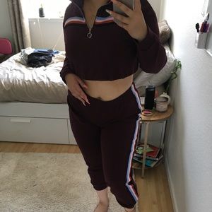 matching cropped track set